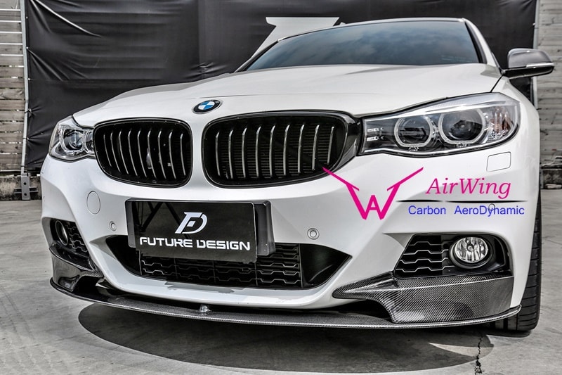 BMW F34 3GT Performance carbon front lip (M-TECH bumper) 3PCS 01
